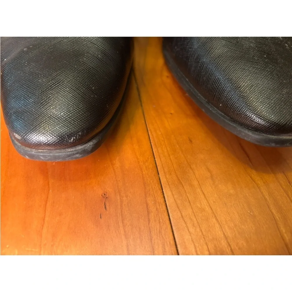 Abound Black Plain-Toe Derby Lace-Up Dress Shoes